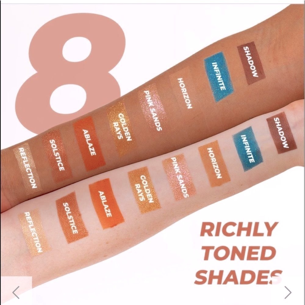 NEW BEAUTY FOR REAL Eyeshadow Palette Golden Hour Mango Butter - Picture 3 of 10